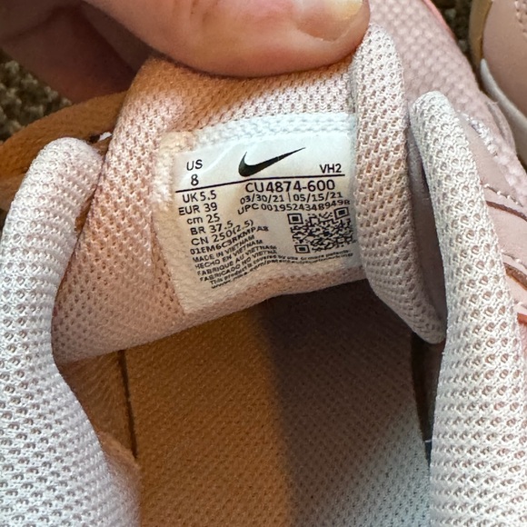 Nike RYZ 365 Barely Rose women’s size 8 - Picture 4 of 5